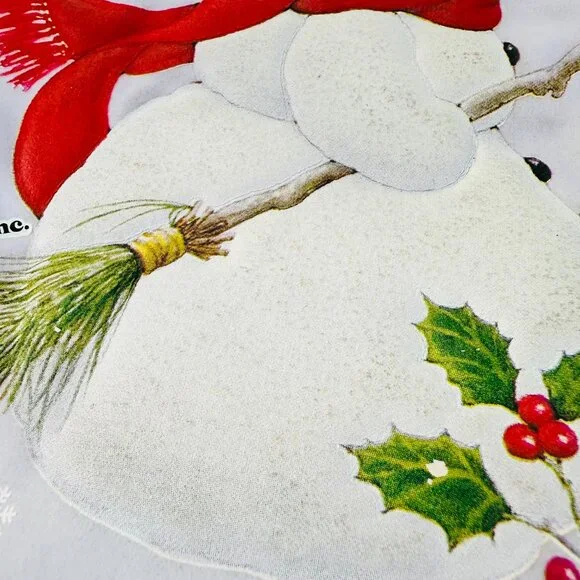 Vintage Christmas Stocking Snowman Ruth Morehead Xmas Stocking Snowman Decor - Picture 5 of 10